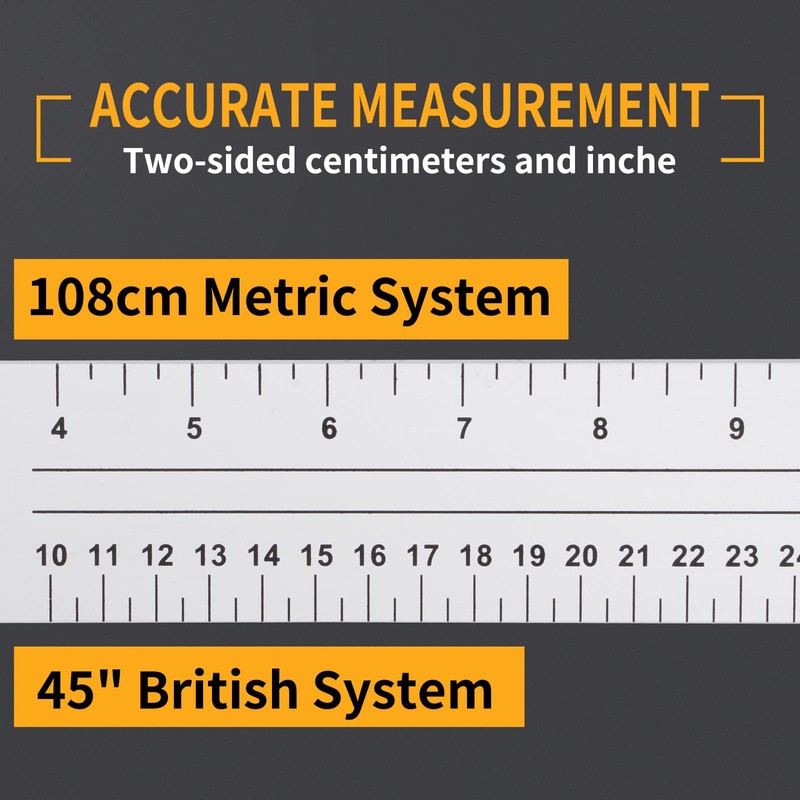 Combination Square for Carpenter Tools 48 Inch Folding Aluminum Triangle