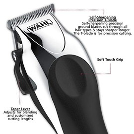 Wahl - Kit completo de corte de pelo 79524-5201 Chrome Pro de 25 piezas
