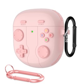 BEWZI Protective Case for Bose QuietComfort Ultra/QuietComfort Earbuds 2 Case Creativity 3D, Ultra Comfortable Soft Protective Cover for QuietComfort Ultra Case (Pink)