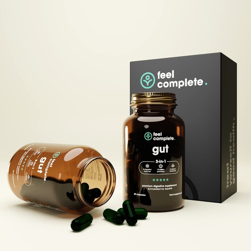 Feel Complete | Gut 3-in-1 | Premium Digestive Supplement |