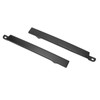 Front Bumper Headlight Trim Panels Black 1 Pair Replacement for