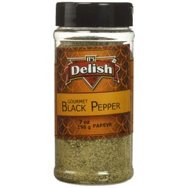 Black Pepper by Its Delish (Gourmet ground, 7 oz Jar)