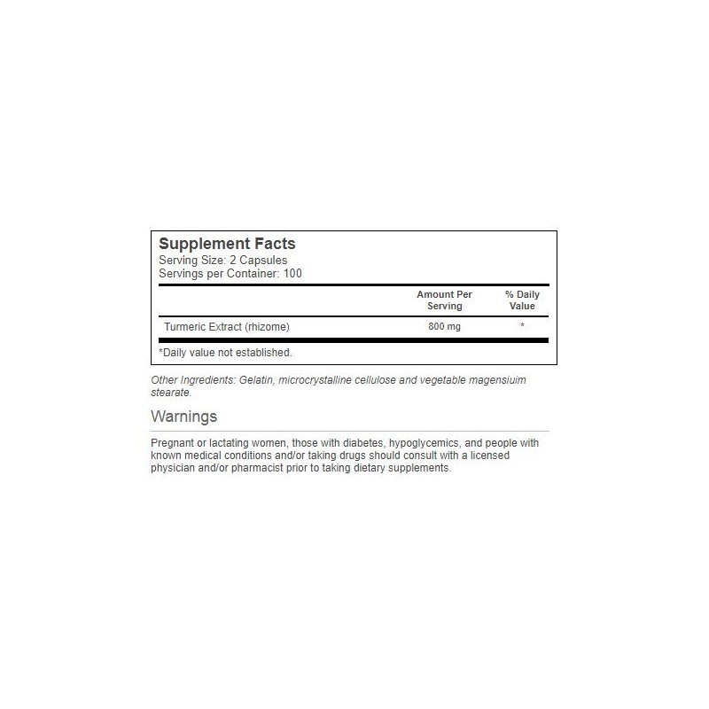 Vitacost Turmeric Extract -- 800 mg per serving - 200