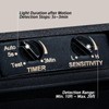 CALOKES Motion Sensor Outdoor Flush Mount Ceiling Light - Sleek