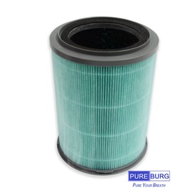 PUREBURG Replacement True HEPA Filter Compatible with YIOU S1 (HY3800) Air Purifier, H13 4-Stage Filtration Activated carbon Air Clean Dust VOCs Pet-Hair,2-Pack