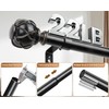 Curtain Rod 32 to 58 Inch, HOTOZON Heavy Duty Curtain