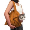 Amkune [Cozy Travel] Cat Carrier Pouch, Soft Sided Cat Sling