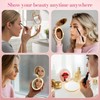Infinity Mirror 3 Color LED Rechargeable Daily Outdoor Makeup Touch