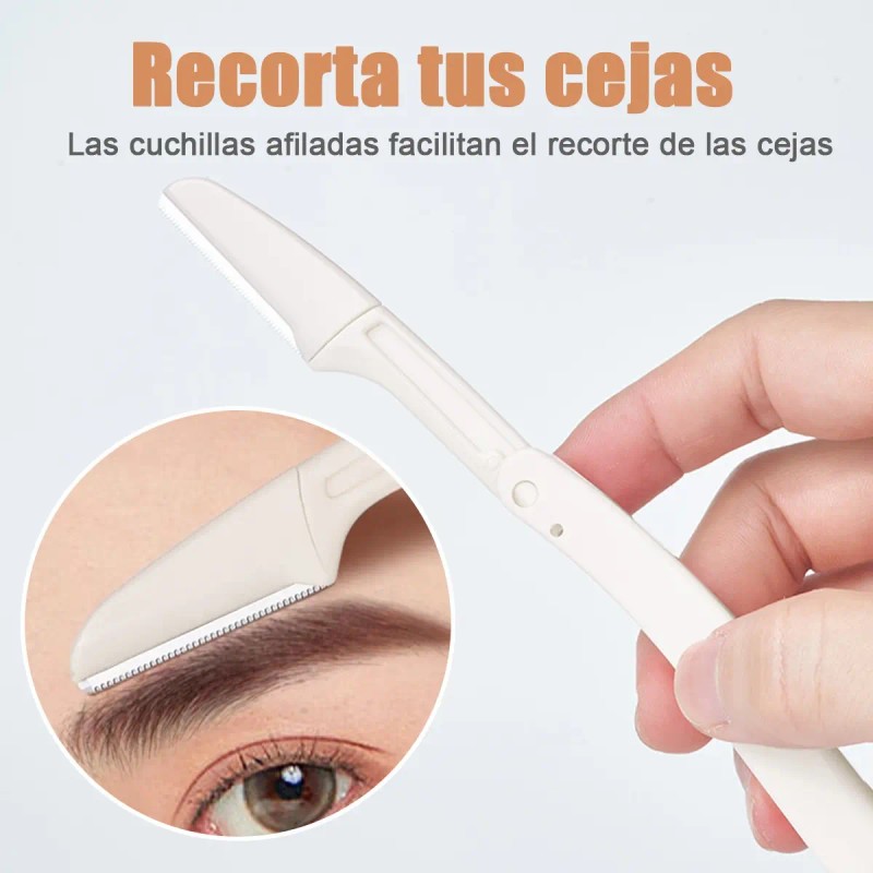 3 En 1 Lapiz Para Cejas Waterproof 3d Delineador De