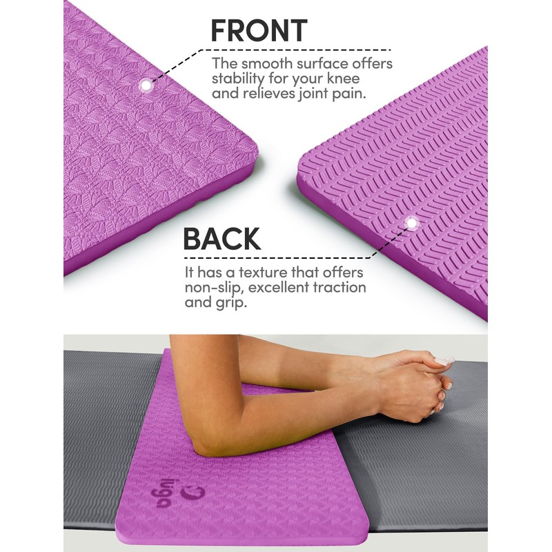 IUGA Yoga Knee Pads Cushion Non-Slip Knee Mat for Elbows