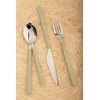 Cutlery Set Stainless Steel 16-Piece ABS Handle Fork Spoon Sets