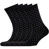 NUDUS Men’s Black Dress Socks - 5 Pair Gift box