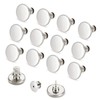 ZENGLU 17mm Replacement Jean Buttons No Sew Instant Button 16