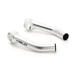 XLC Bar-Ends gebogen BE-A01, Ausführung:silber matt, Size:Länge: 140 mm