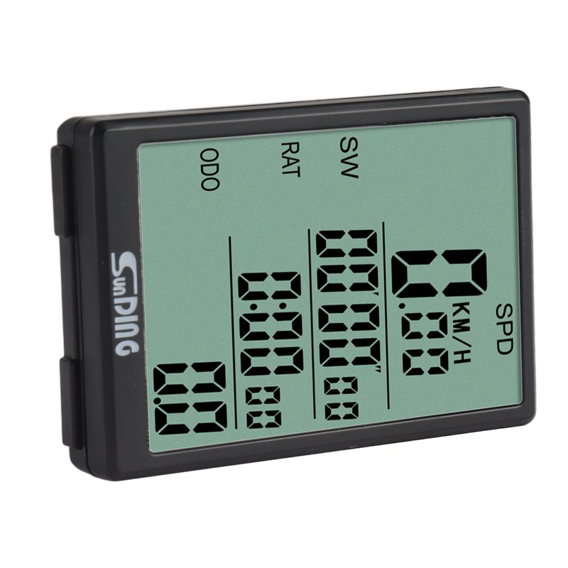Bike Computer Wireless Bike Speedometer Water Resistant 3in LCD Screen