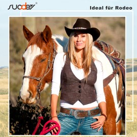 SUOSDEY Western Belt for Women Men Cowboy Cowgirl Leather Belt for Jeans Vintage Engraving Belt with Buckle, C-brown