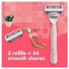 joy Razors for Women, 1 Handle, 8 Razor Blade Refills,