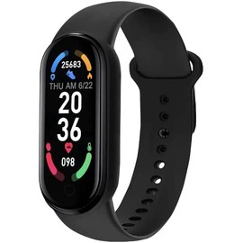 Fitness Tracker Watch for Kids Girls Boys Teens Amhillras - Activity Tracker, Pedometer Calorie Counter Sleep Monitor Silent Alarm Clock,IP67 Step Counter Great Kids Gift (Black)