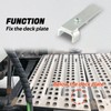 HIMARKLIF Deck Plate Hold Down Clamp Deck Plate Fixing Mounting