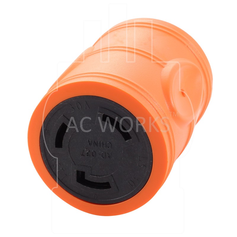 AC WORKS [ADTTL530] Generator Adapter RV 30Amp TT-30P to L5-30R