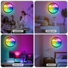 11.4" Moving Sand Art with LED Wall Sconce,Wall Mounted Sand