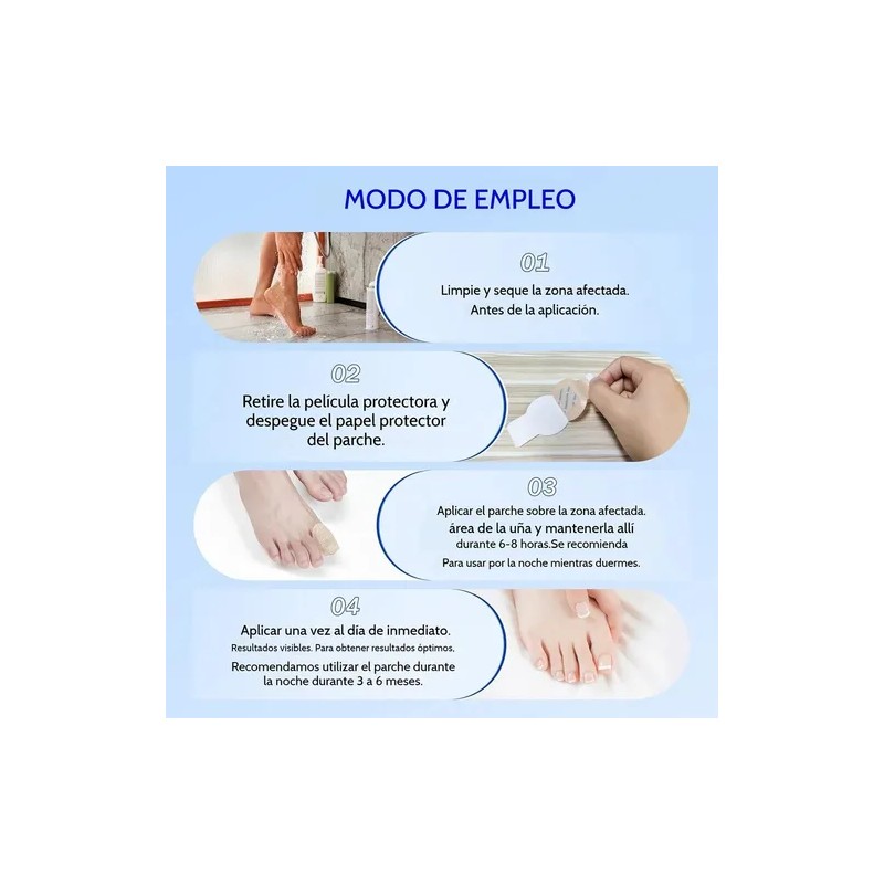 Parches Reparadores Lotlash Para Hongos De Uas 21 Piezas Nude