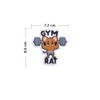 Elitex Training Rubber Patch with Velcro – Gym Rat –