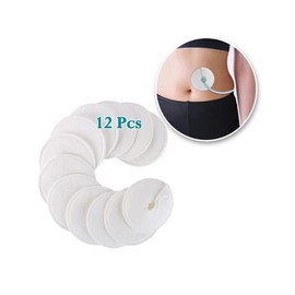 Gtube Button Covers Feeding Tube Pads Peritoneal Dialysis Abdominal G/Peg/Nephrostomy Tube Holder Resuable Absorbent Cotton Pads for Nursing Care (12 Pack)