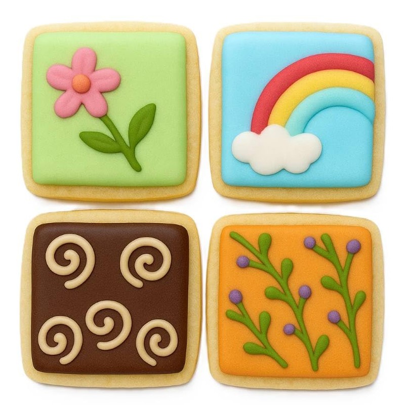 Square Shape 2 Inch Cookie Cutter from The Cookie Cutter