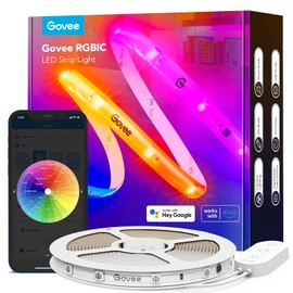 Govee Tira LED 10M, RGBIC Pro Luces LED WiFi Funcionan con Alexa y Google Assistant, Tiras LED Inteligentes de Control de App, DIY, Sync de Música para Dormitorio, TV y Navidad