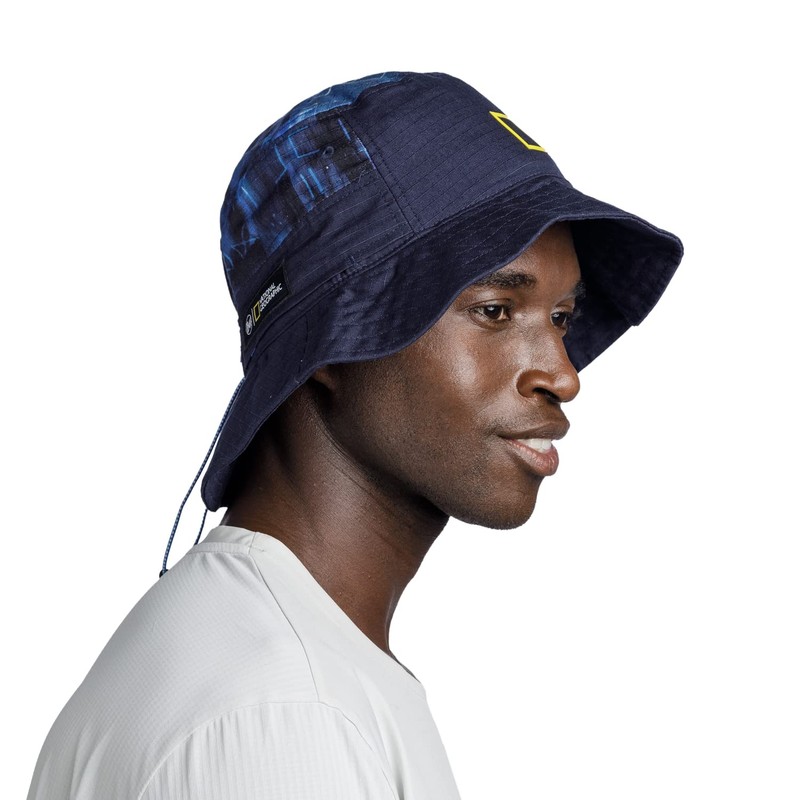 Buff Sun Bucket Hat Blue Unrel Unisex S/M