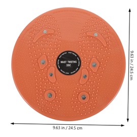 KICHOUSE Twisting Waist Disc Exercise Machine for Women Non-Slip Rotating Board Foot Massage 1pcs Indoor Fitness Equipment for Body Shaping and Aerobic Workouts