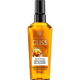 Gliss Hair Oil Daily Oil Elixir (75 ml), Hair Oil for Dry Hair Nourishes & Refines Hair without Greasing, with Argan Oil & Vitamin E