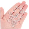 Healvian 60pcs Rhinestone Butterfly Nail Charms for Women Unique Nail