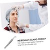 Ipetboom Meibomian Gland Expressor Tip Stainless Steel Eyelid Massage Tweezer
