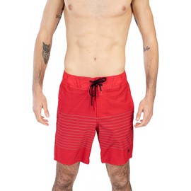 Spyder Pantalones Cortos híbridos para Hombre de 9 Pulgadas, Rojo, Small