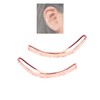 Pair of 14K Rose Gold Filled Hammered Ear Climber Earrings,