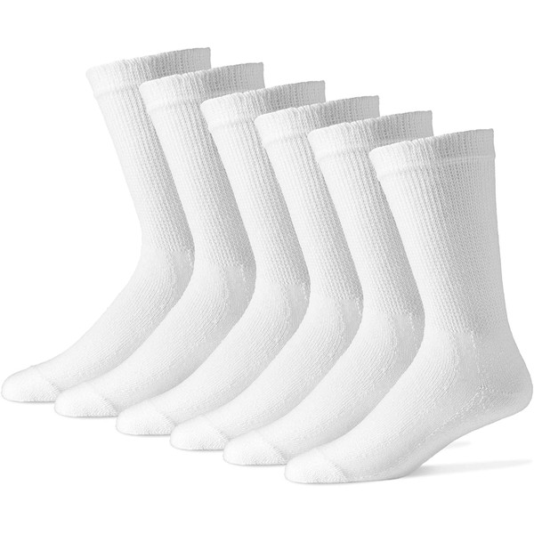 Diabetic Crew Socks for Men - 12 Pack - Made in USA