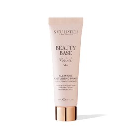 Beauty Base Mini Protect 3-in-1 Primer from Sculpted by Aimee (Mini Protect) - 30ml Travel-Friendly, SPF 50 Moisturising Primer to Prep, Protect & Perfect