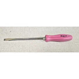 Snap-on 🦅 🟣 NEW Snap-On PEARL PINK Hard Handle  13 1/2”  Flat Tip Screwdriver SDD8A 🦅