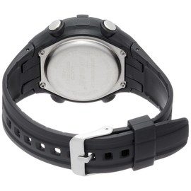 [アリアス] 腕時計 電波ソーラー デジタル Dash 防水 多機能 バックライト付き ウレタンベルト AD06518RCSOL3 メンズ ブラック