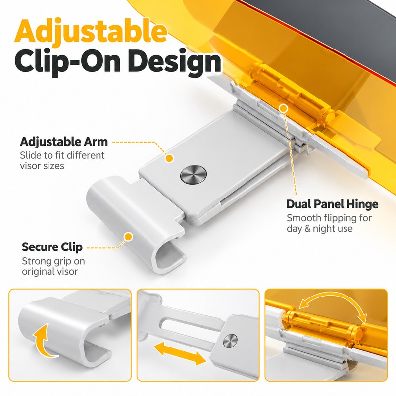 Car Sun Visor Extender for Day and Night Driving –