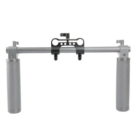 NICEYRIG 15mm Rod Clamp Dual to Single 90 Degree Railblock for Video Camcorder Camera DV/DC Shoulder Support System