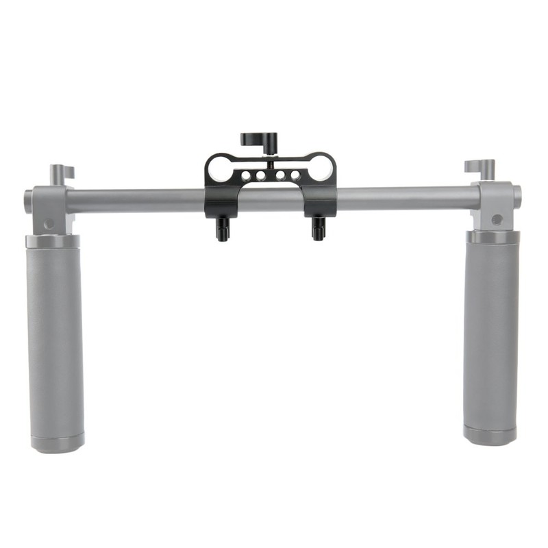 NICEYRIG 15mm Rod Clamp Dual to Single 90 Degree Railblock