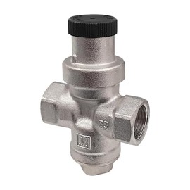 BieTal® Water Pressure Regulator without Pressure Gauge - 3/8 Inch Internal Thread - Pressure Regulator for Water Pipes | Brass, 3/8 Inch Internal Thread on Both Sides, Compact & Durable