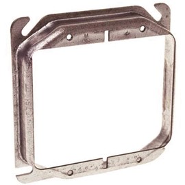 HUBBELL WIRING 769 662131 Series Mud Ring, 4" Square Raised, 2 5/8" Device