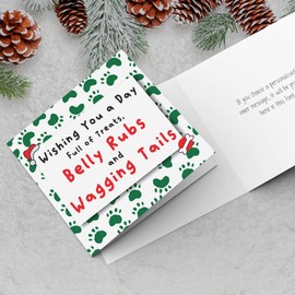 Christmas Card for dog | Happy Dog Christmas Card | Festive Card for Pets | Xmas Cards for Dogs