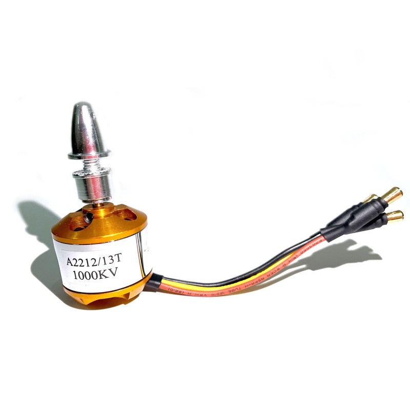 Hobbymall A2212 1000KV Brushless Outrunner Motor 13T with 3.5mm Male