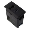 A2ZWORLD Dual USB Plug, USB Charger with 2 Ports Compatible