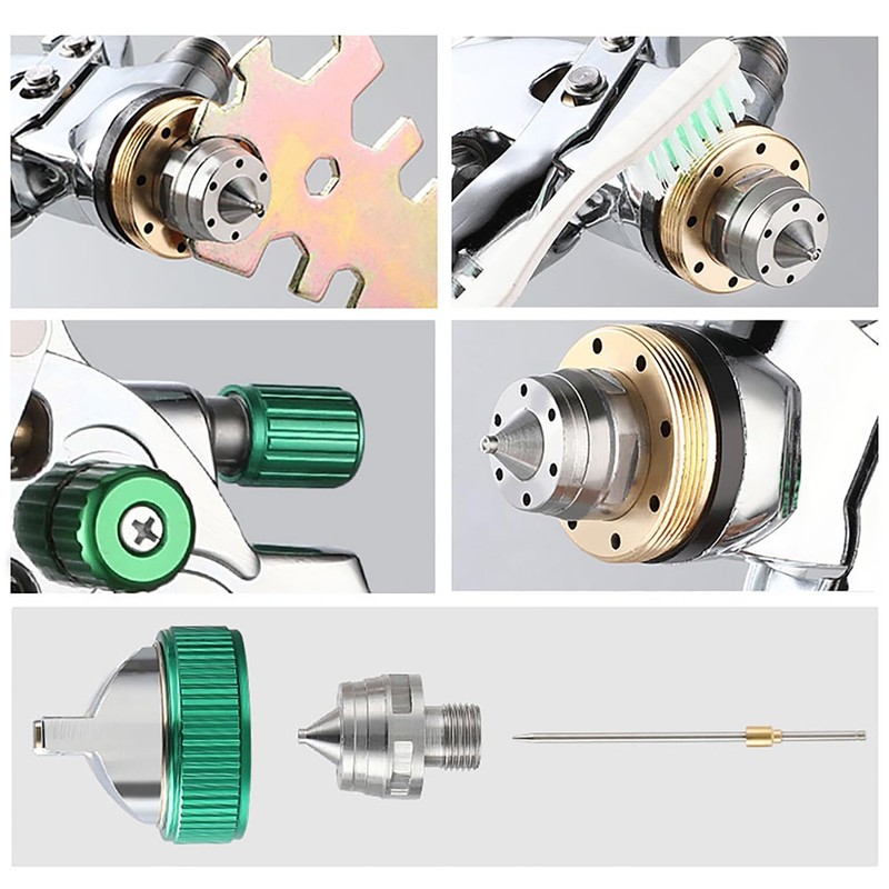 ENDOZER Professional HVLP Spray Gun Set Gravity Feed Air Spray
